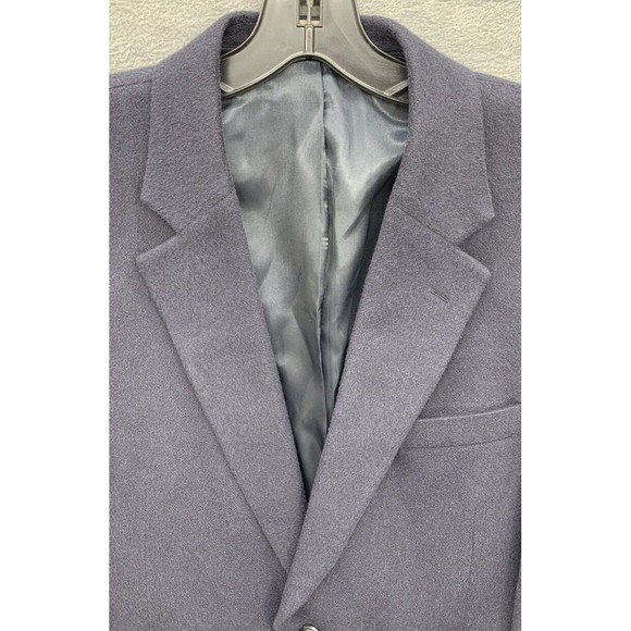 Jos. A. Bank Sports Coat Blazer Mens Size 42 R Blue 100% Camel Hair Two Button - Picture 10 of 16